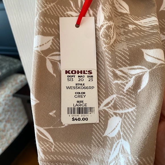 Elle Waist Side Tie Top, Size L - Picture 5 of 5